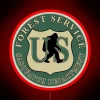 Bigfoot Department Forest Service RGB Neon Sign - Image 2