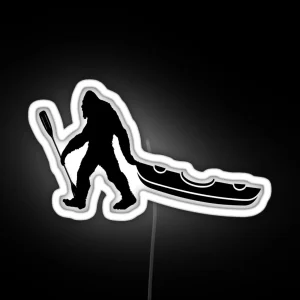 Bigfoot Kayak RGB Neon Sign