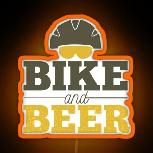 Bike And Beer RGB Neon Sign