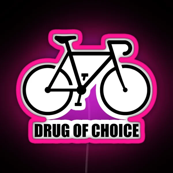 Bike Drug Of Choice RGB Neon Sign
