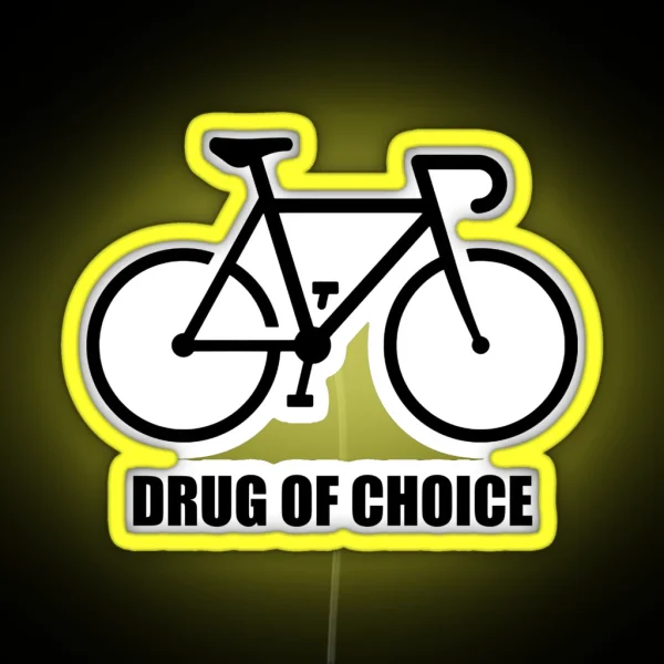 Bike Drug Of Choice RGB Neon Sign