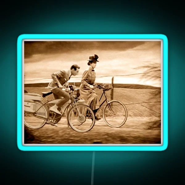 Bike Race RGB Neon Sign