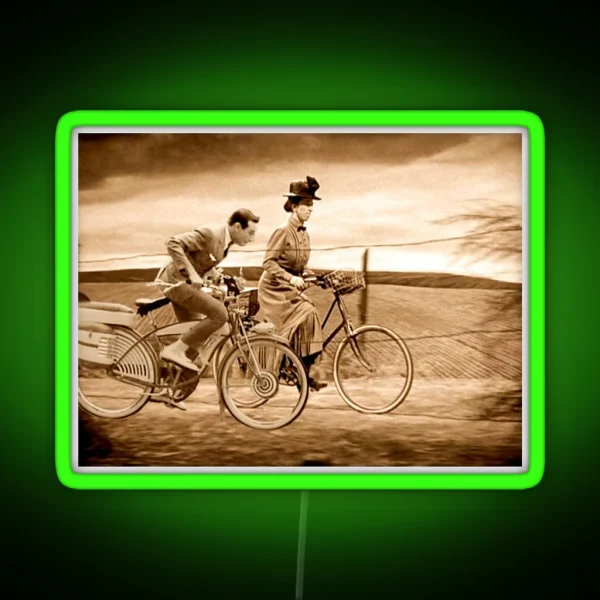 Bike Race RGB Neon Sign
