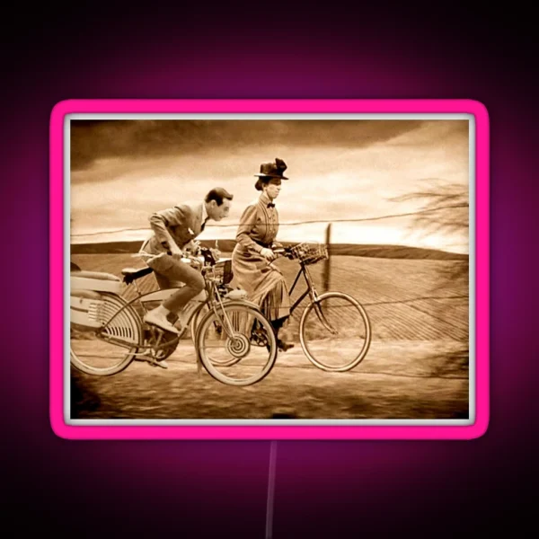 Bike Race RGB Neon Sign