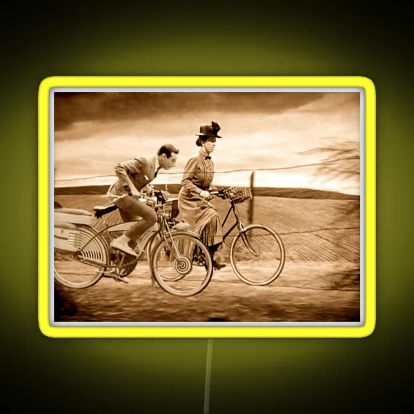 Bike Race RGB Neon Sign