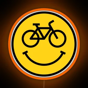 Bike Smile RGB Neon Sign