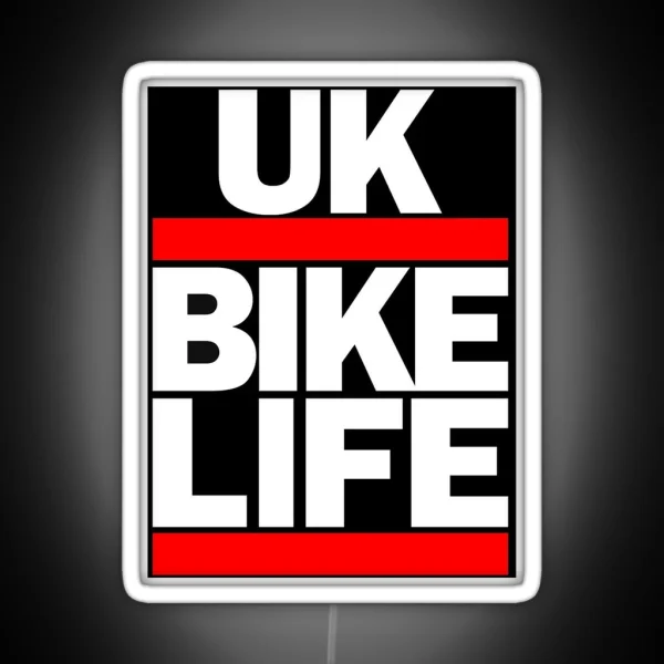 Bikelife UK Dirt Bike Moped MTB RGB Neon Sign