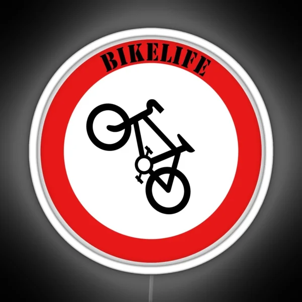 Bikelife Wheelie RGB Neon Sign