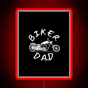 Biker Dad RGB Neon Sign