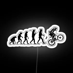 Biker Evolution RGB Neon Sign