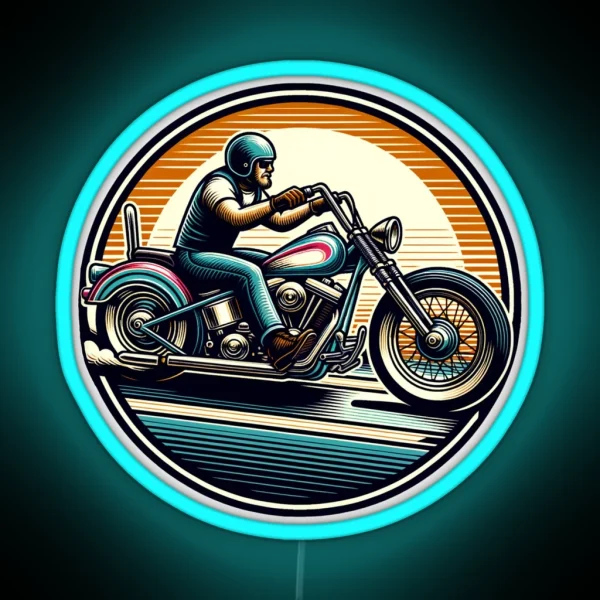 Biker Life RGB Neon Sign