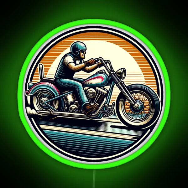 Biker Life RGB Neon Sign