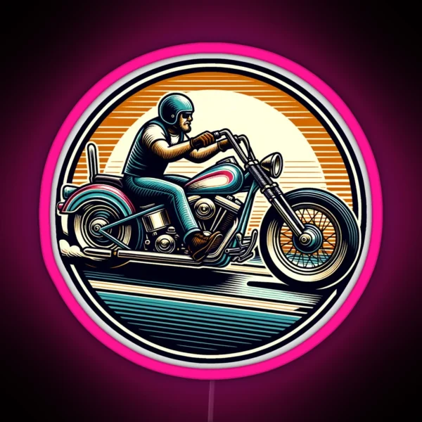 Biker Life RGB Neon Sign