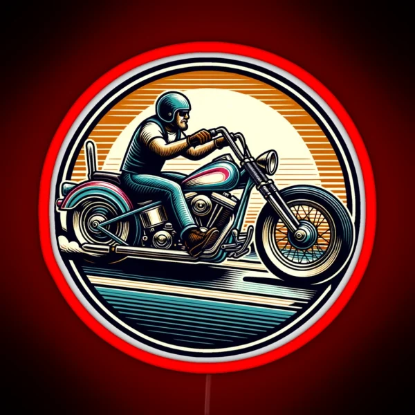 Biker Life RGB Neon Sign