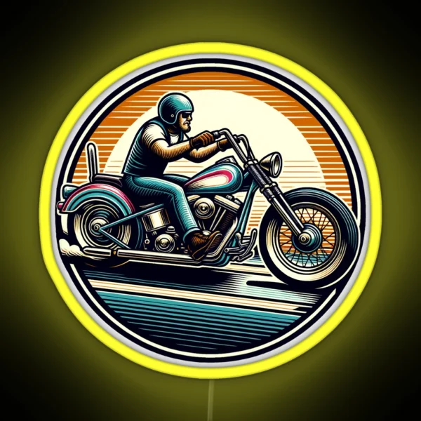 Biker Life RGB Neon Sign