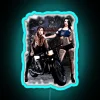 Biker Lifestyle Girl RGB Neon Sign - Image 2