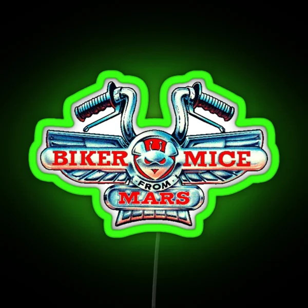 Biker Mice From Mars RGB Neon Sign