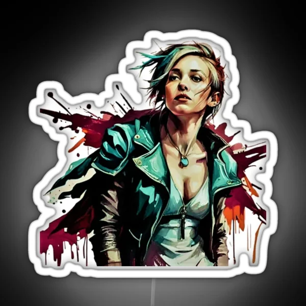 Biker Rebels The Feminine Elegance RGB Neon Sign