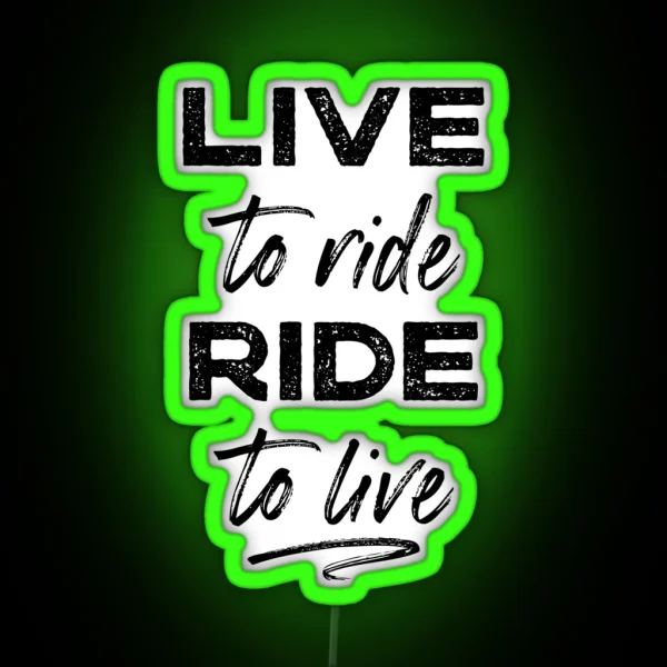 Biker RGB Neon Sign