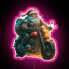 Biker Santa RGB Neon Sign - Image 6