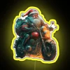 Biker Santa RGB Neon Sign - Image 5