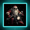Biker Santa RGB Neon Sign - Image 3