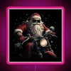 Biker Santa RGB Neon Sign - Image 6