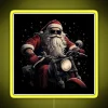Biker Santa RGB Neon Sign - Image 5