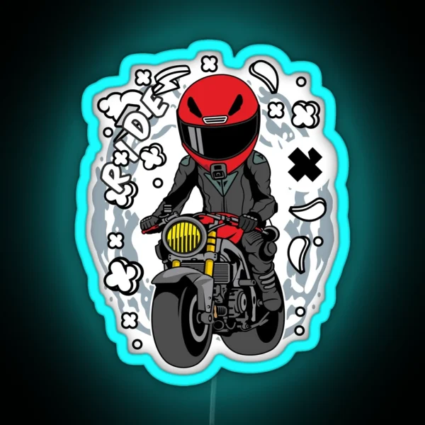 Biker Sportbike RGB Neon Sign