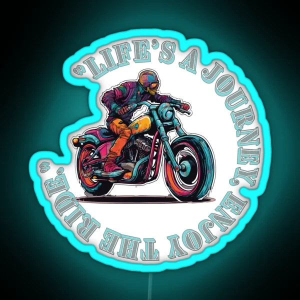 Bikers Paradise RGB Neon Sign