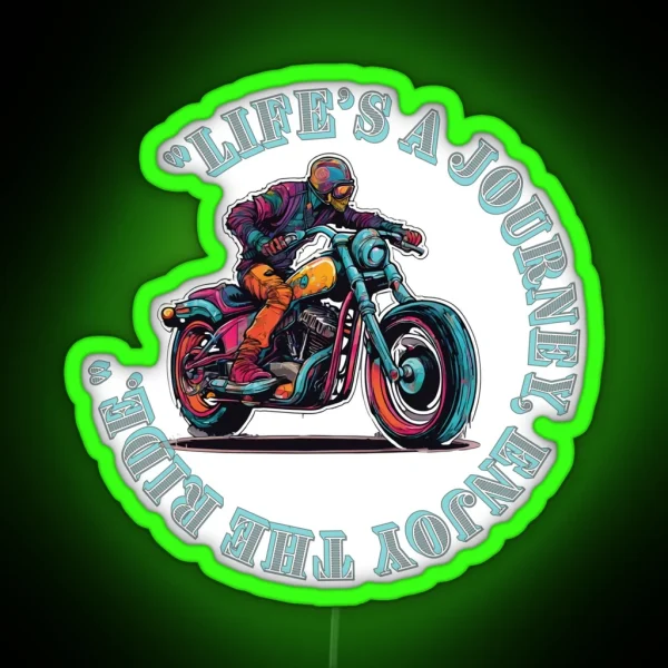 Bikers Paradise RGB Neon Sign