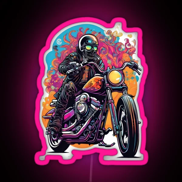 Bikers Paradise RGB Neon Sign