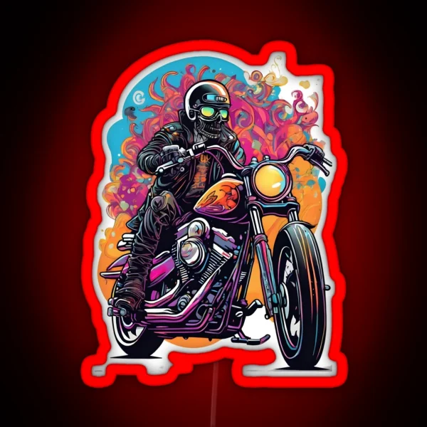 Bikers Paradise RGB Neon Sign