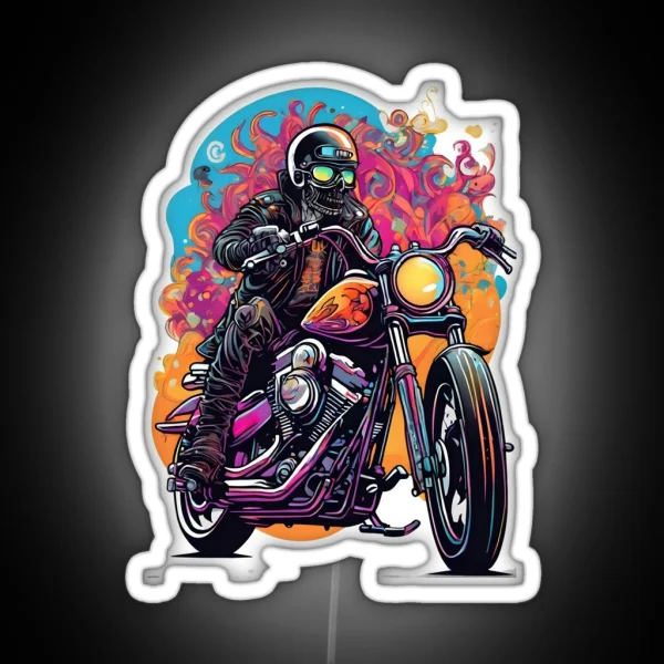 Bikers Paradise RGB Neon Sign