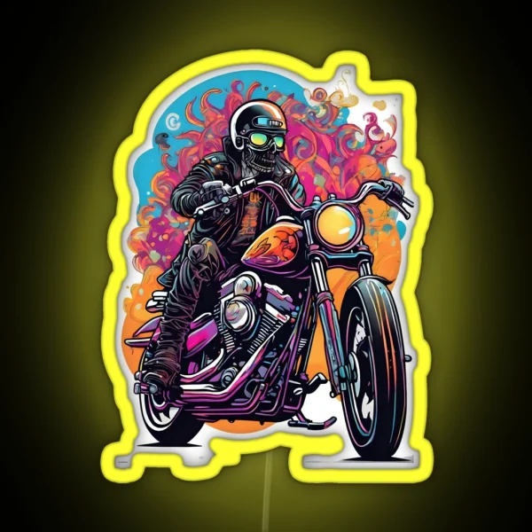 Bikers Paradise RGB Neon Sign