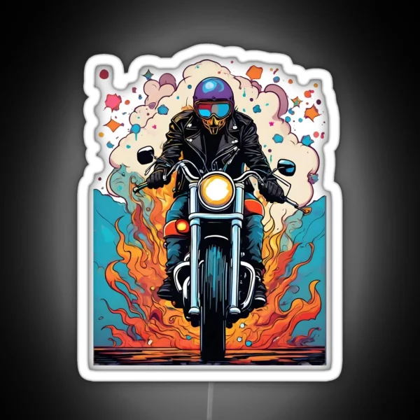 Bikers Paradise RGB Neon Sign