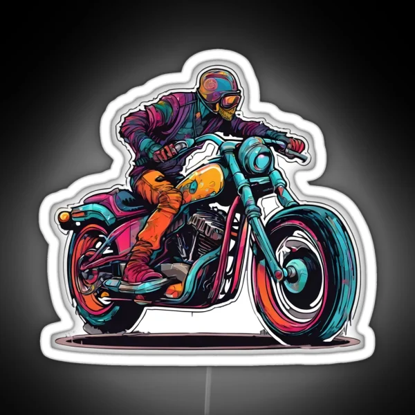 Bikers Paradise RGB Neon Sign