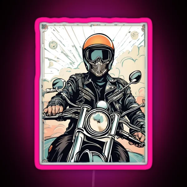 Bikers Paradise RGB Neon Sign