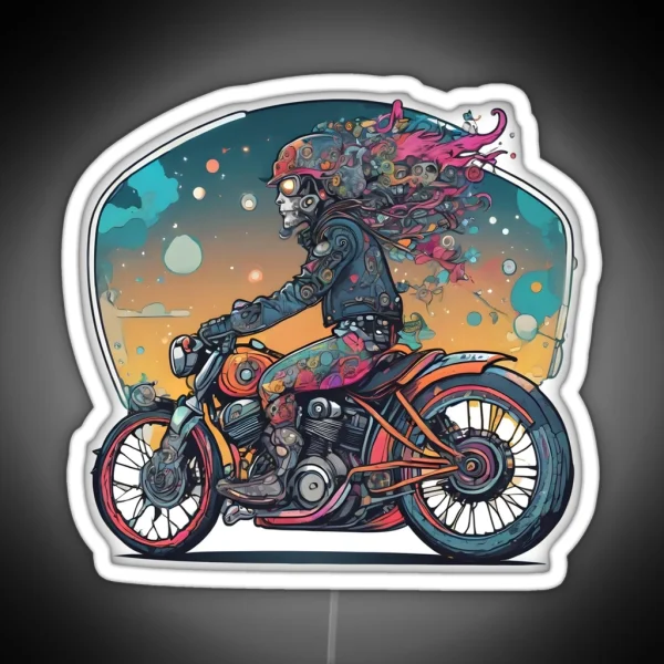 Bikers Paradise RGB Neon Sign