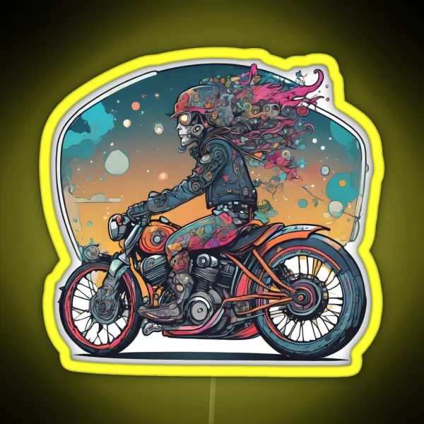 Bikers Paradise RGB Neon Sign