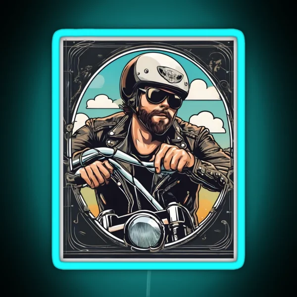 Bikers Paradise RGB Neon Sign