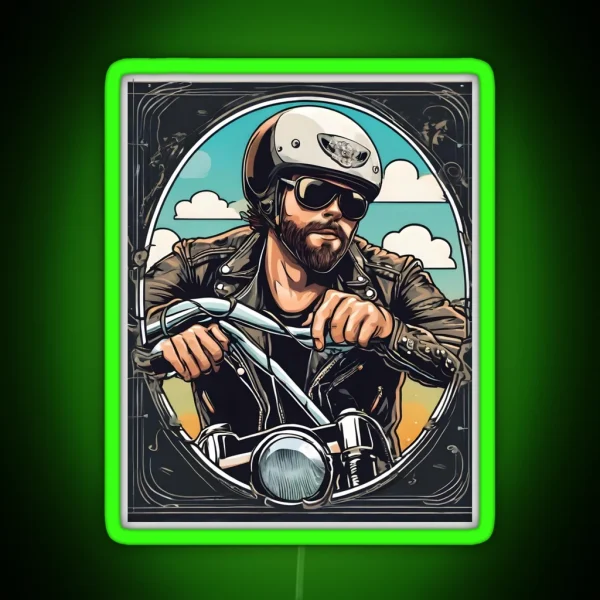 Bikers Paradise RGB Neon Sign