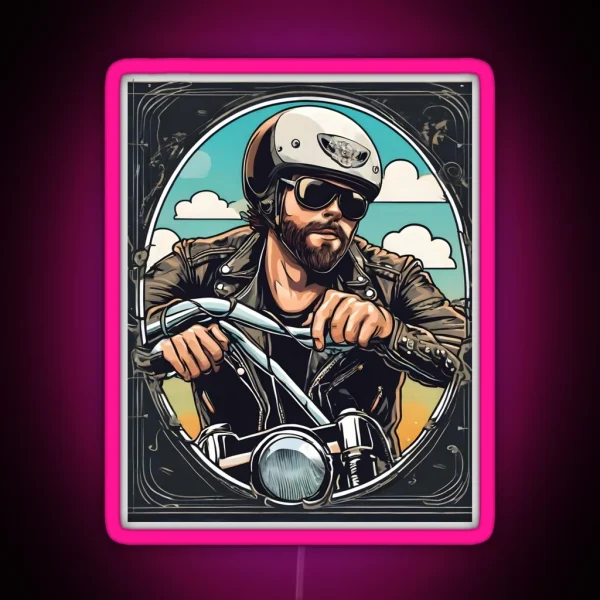 Bikers Paradise RGB Neon Sign