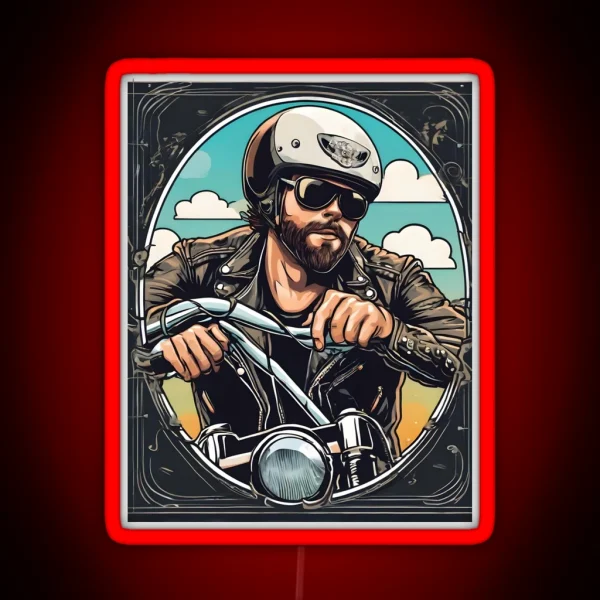Bikers Paradise RGB Neon Sign