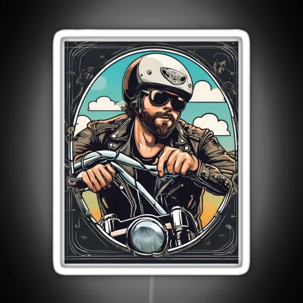 Bikers Paradise RGB Neon Sign