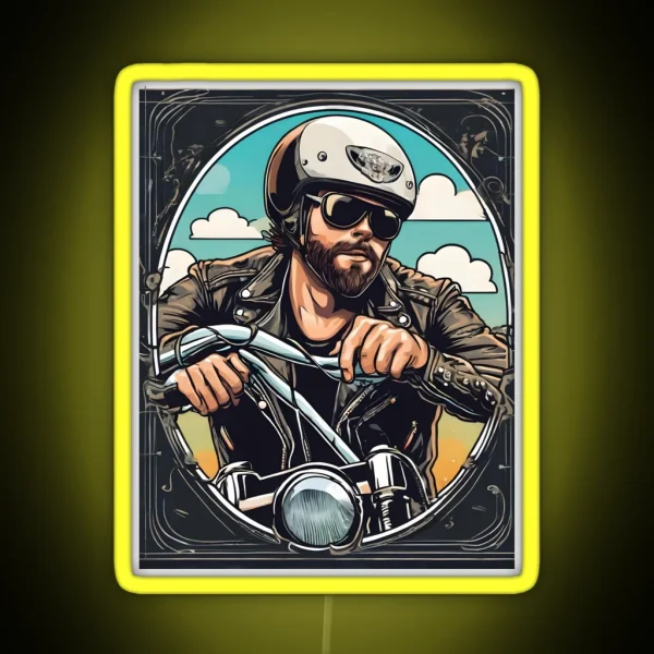 Bikers Paradise RGB Neon Sign