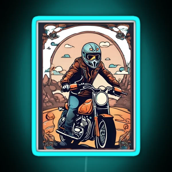 Bikers Paradise RGB Neon Sign
