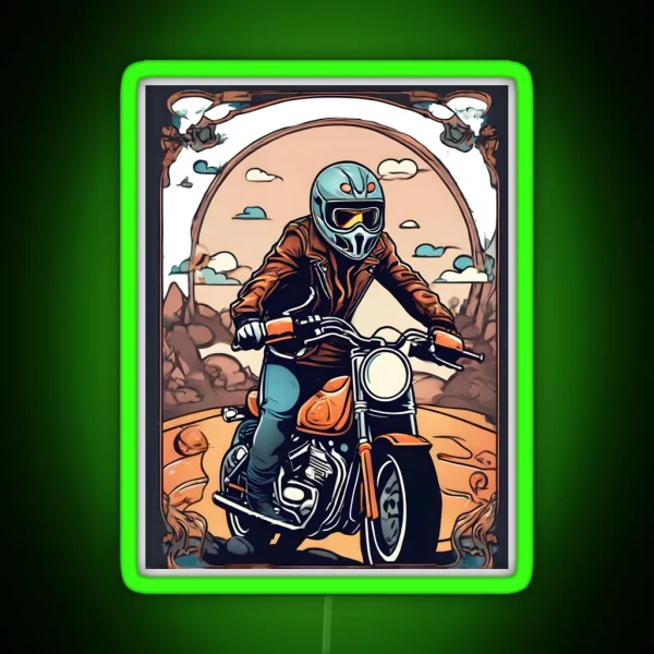 Bikers Paradise RGB Neon Sign