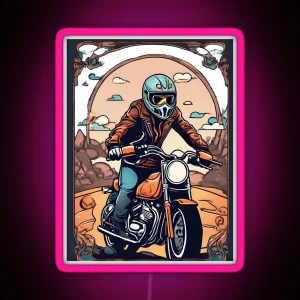Bikers Paradise RGB Neon Sign