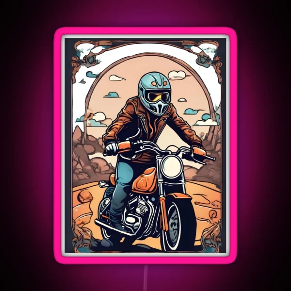 Bikers Paradise RGB Neon Sign